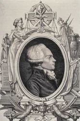 Porträt von Maximilien de Robespierre (1758-94)
